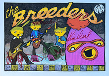 Limited Hand Signed by band! Breeders Jay Ryan UK/EU tour poster