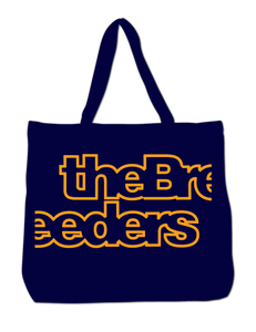 The Breeders Tote - Classic logo in Navy/Orange