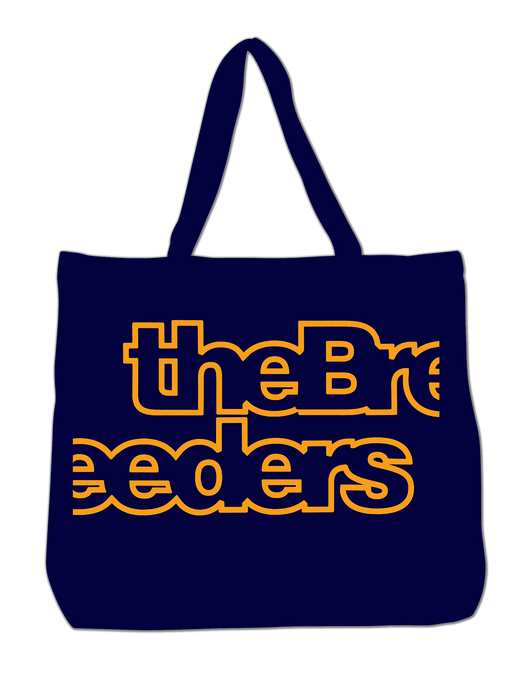The Breeders Tote - Classic logo in Navy/Orange