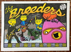 Breeders Signed Jay Ryan UK/EU tour poster